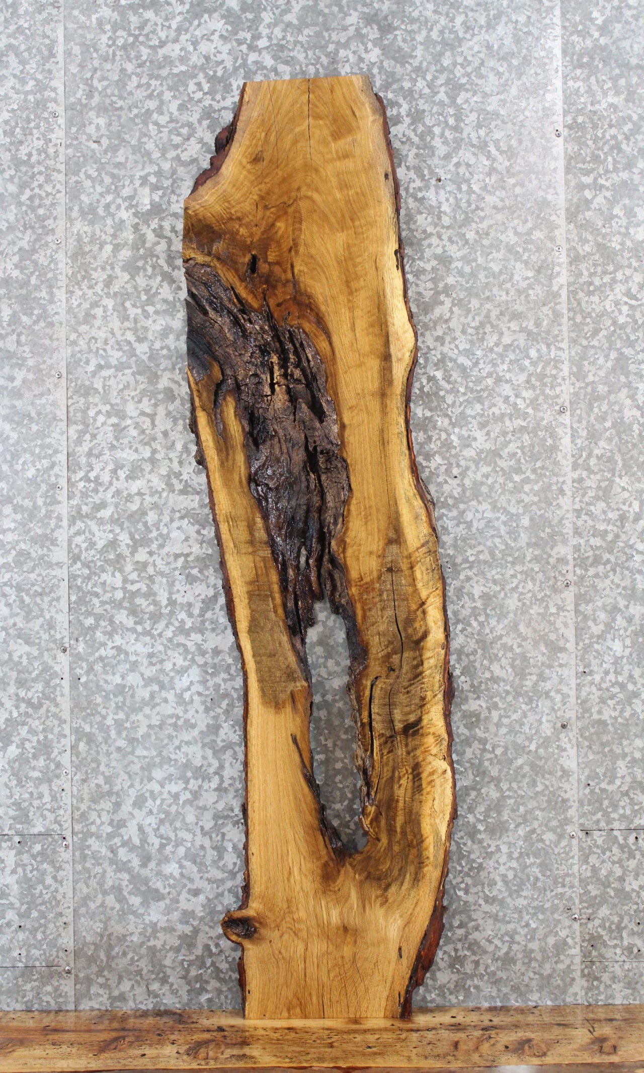 Live Edge White Oak Console Table/Bar Top Slab 4424