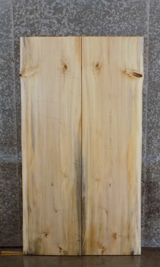 2- Live Edge Bookmatched Maple Kitchen Table/Desk Top Slabs 4488-4489