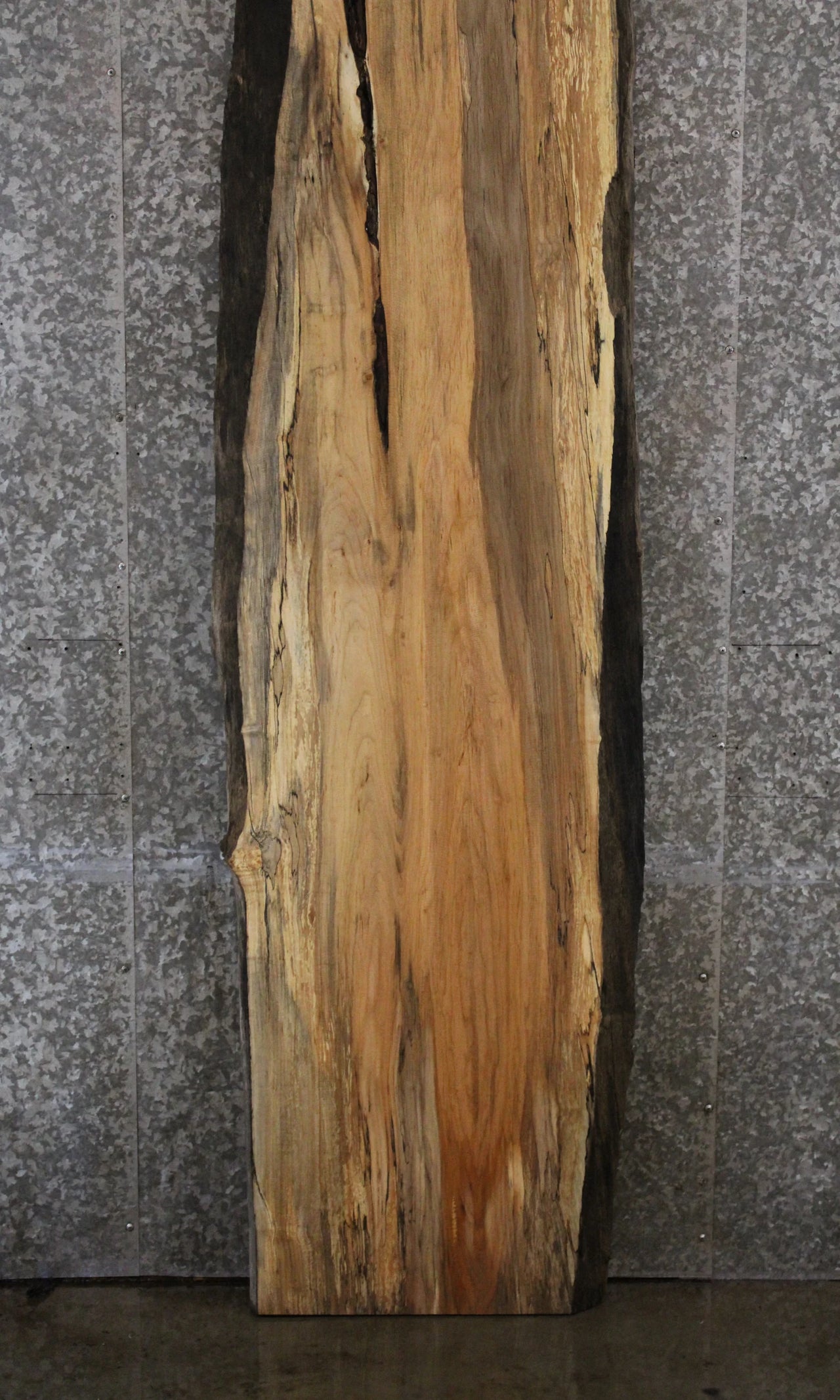 Spalted Maple Bar Top/Desk Slab, Live Edge Wood Slab 45000