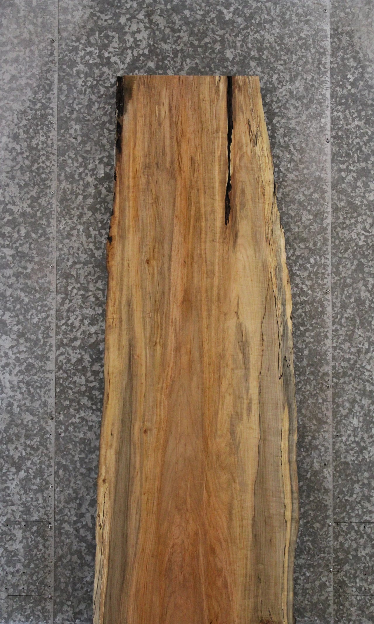 Spalted Maple Bar Top/Desk Slab, Live Edge Wood Slab 45000