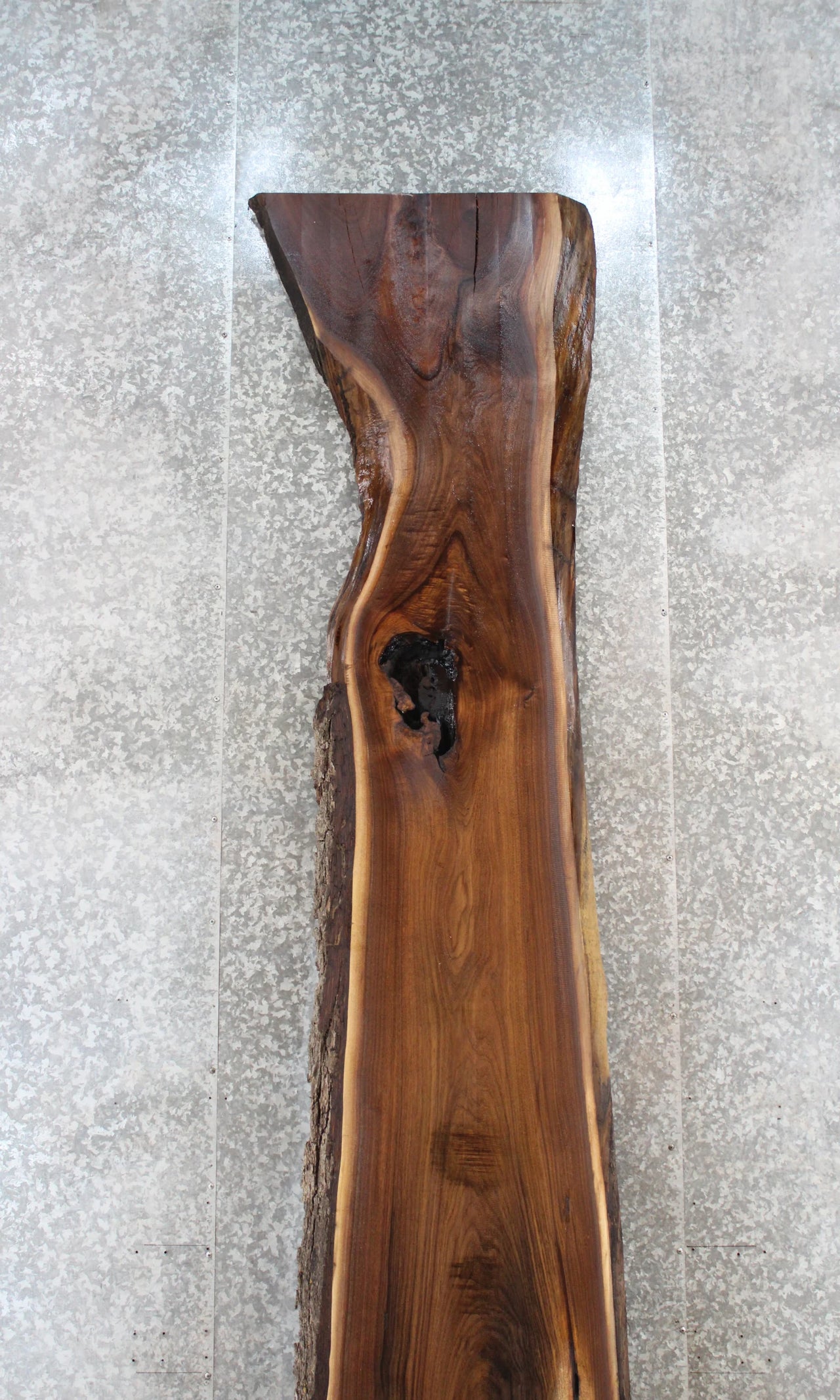 Walnut Live Edge Bar Top/Desk Slab 45002