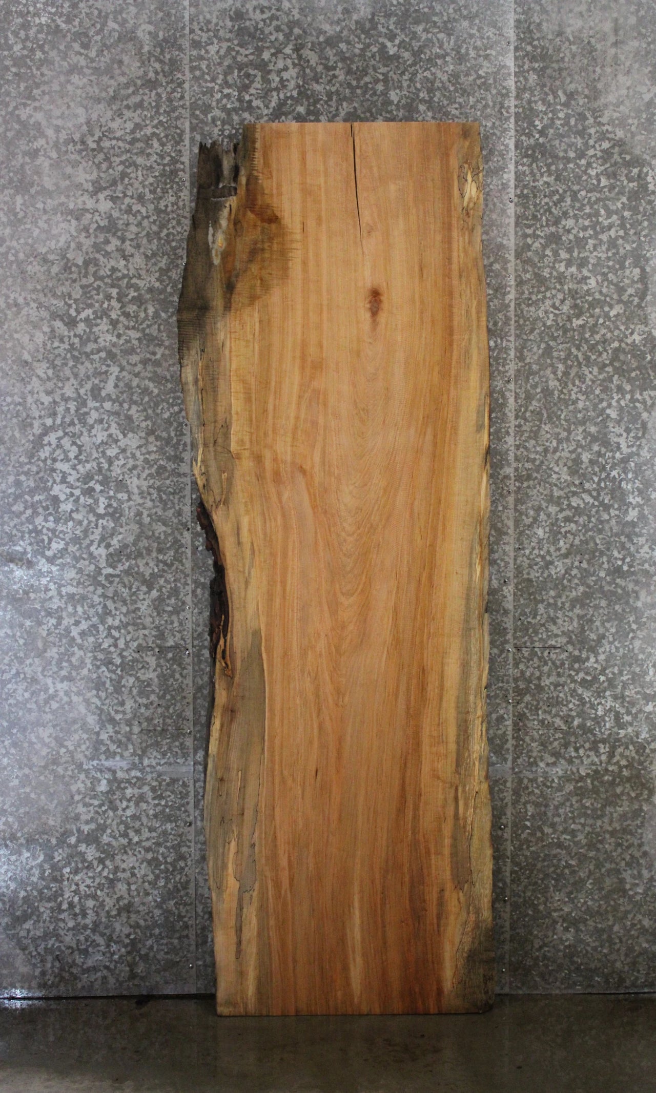 Live Edge Wood Slab, Spalted Maple Desk/Bar Top Slab 45003