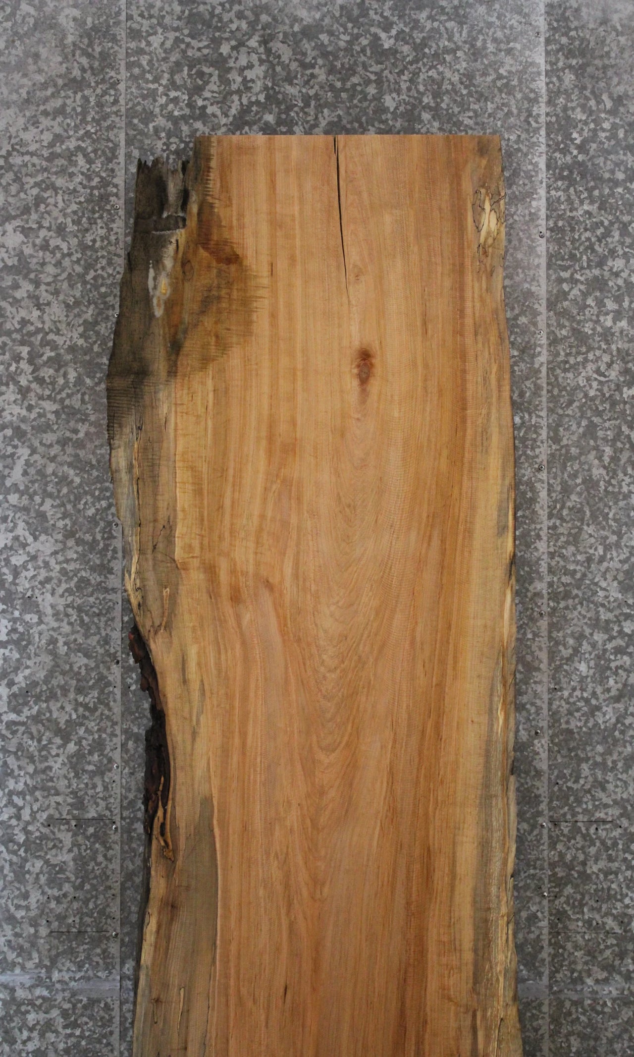 Live Edge Wood Slab, Spalted Maple Desk/Bar Top Slab 45003