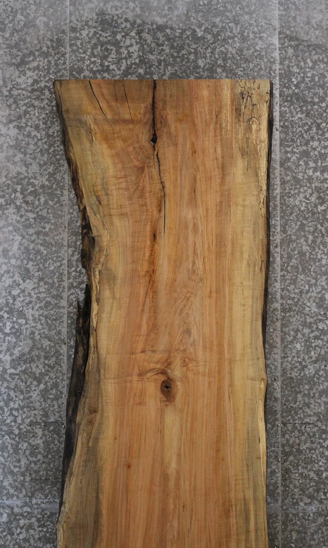 Spalted Maple Computer Desk Slab/Bar Top, Live Edge Wood 45006