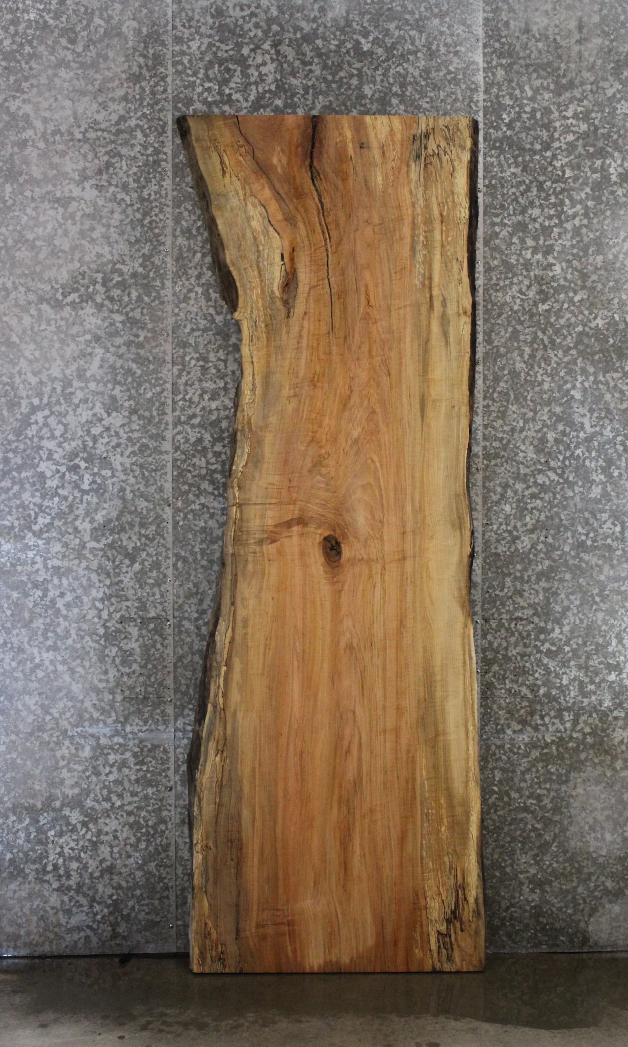Spalted Maple Live Edge Slab, Computer Desk/Bar Top 45007
