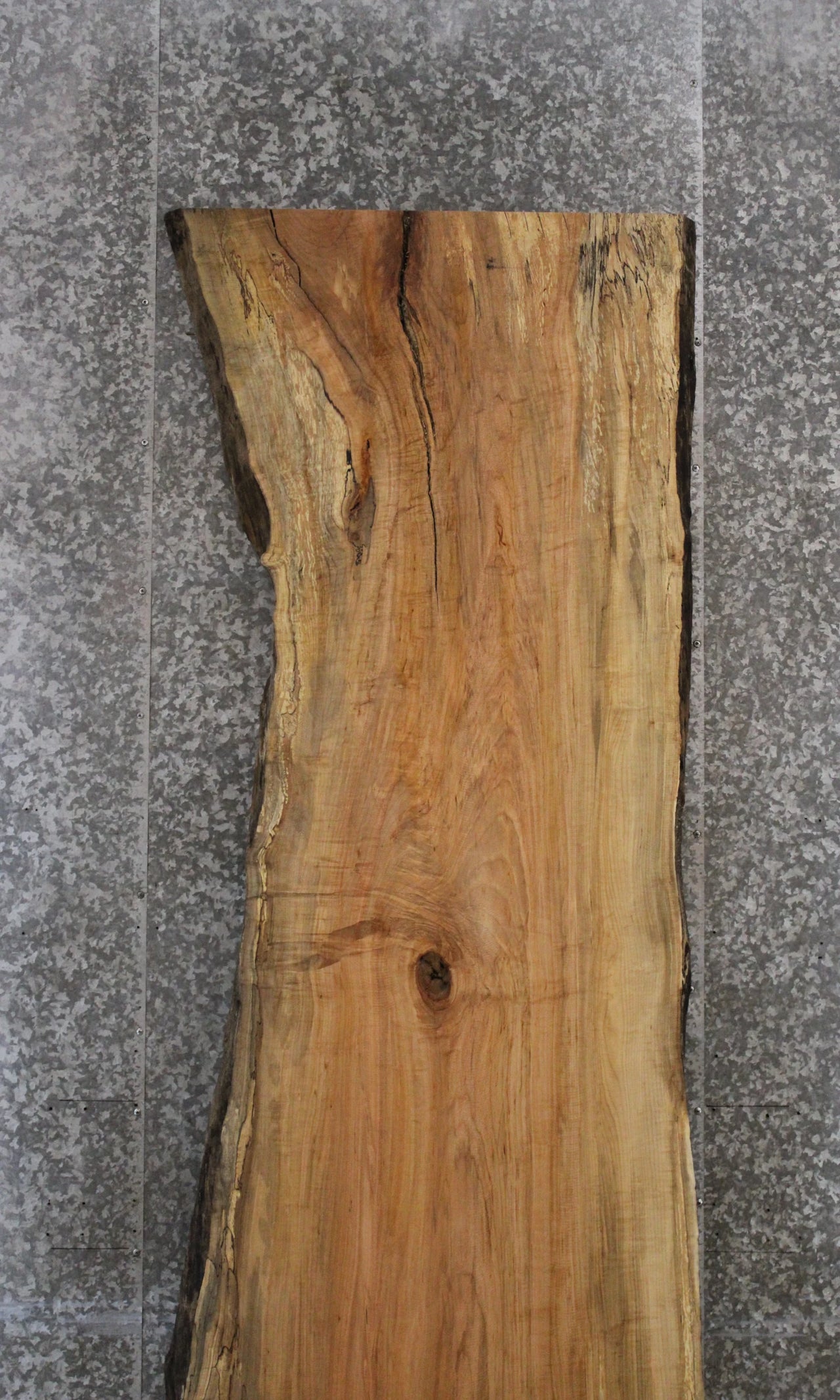 Spalted Maple Live Edge Slab, Computer Desk/Bar Top 45007
