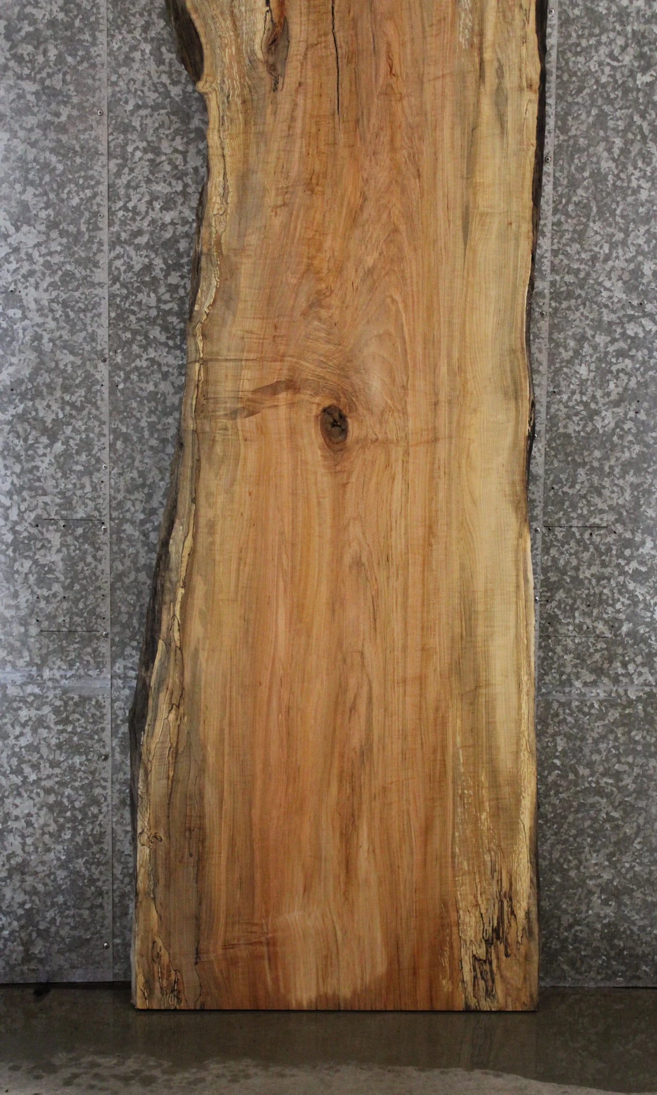 Spalted Maple Live Edge Slab, Computer Desk/Bar Top 45007
