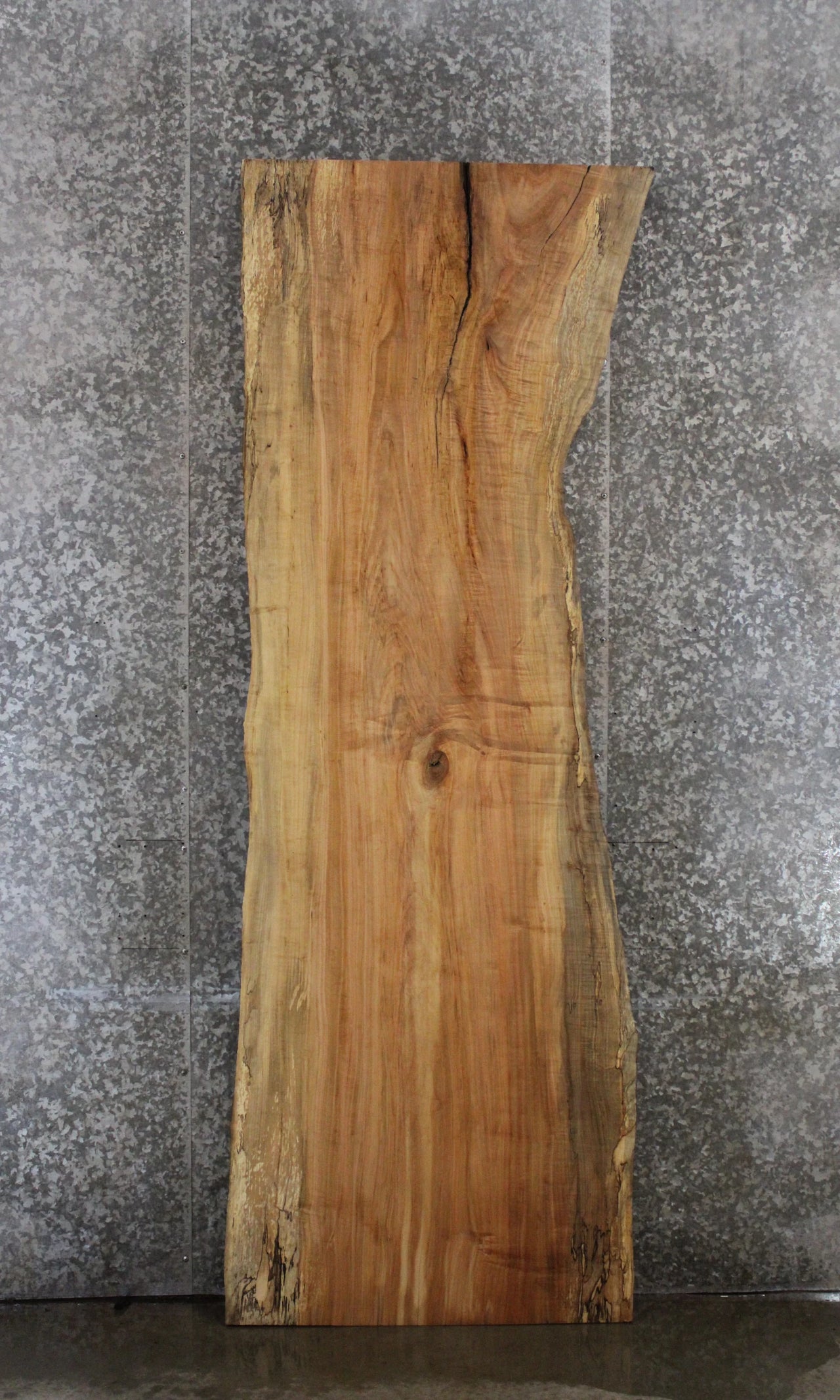 Spalted Maple Live Edge Slab, Computer Desk/Bar Top 45007