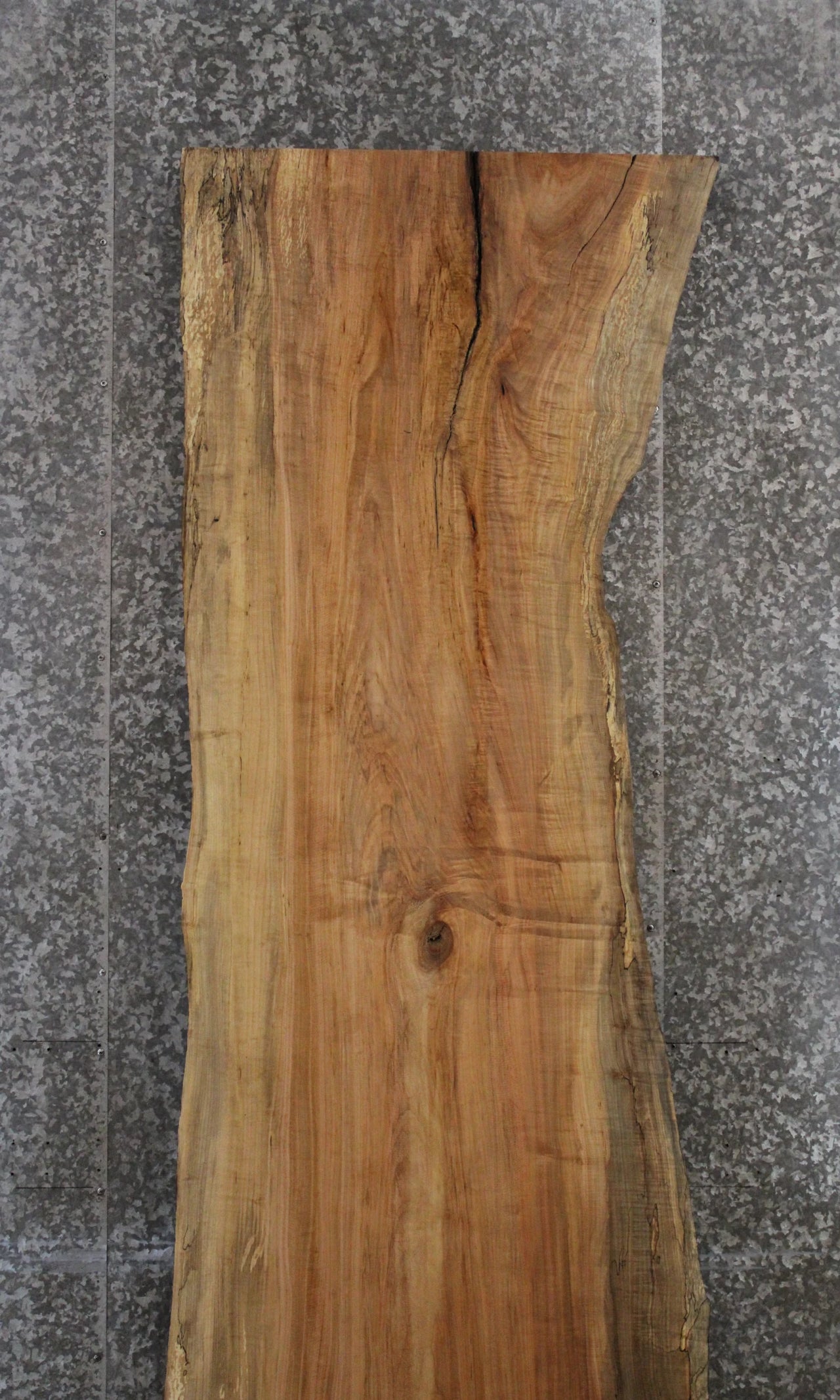 Spalted Maple Live Edge Slab, Computer Desk/Bar Top 45007
