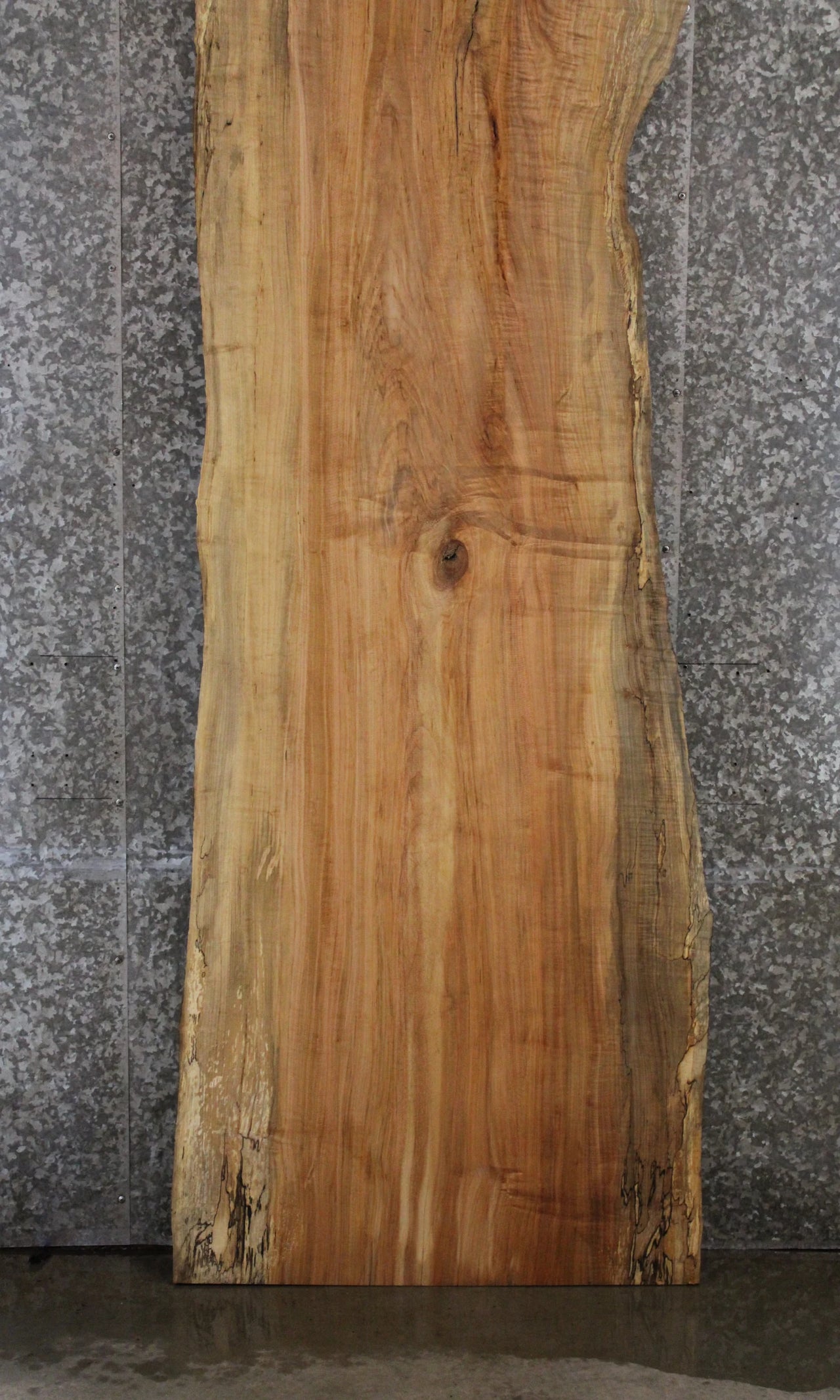 Spalted Maple Live Edge Slab, Computer Desk/Bar Top 45007