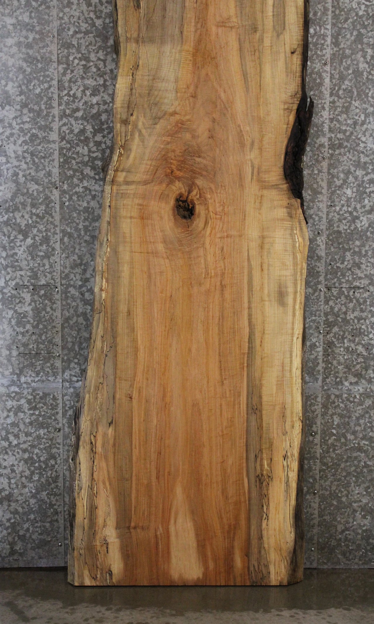 Spalted Maple Live Edge Slab Computer Desk, Bar Top 45008