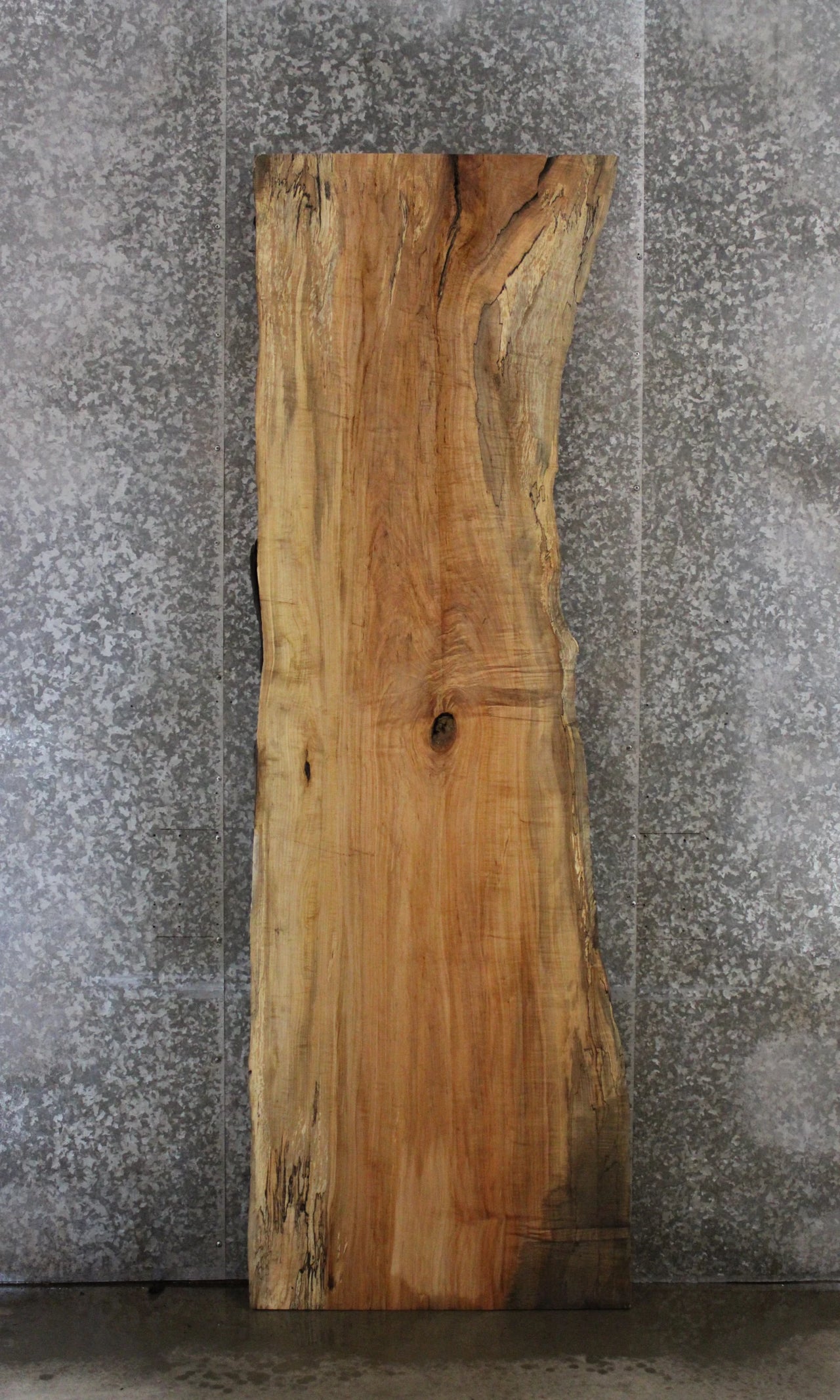 Spalted Maple Live Edge Slab Computer Desk, Bar Top 45008
