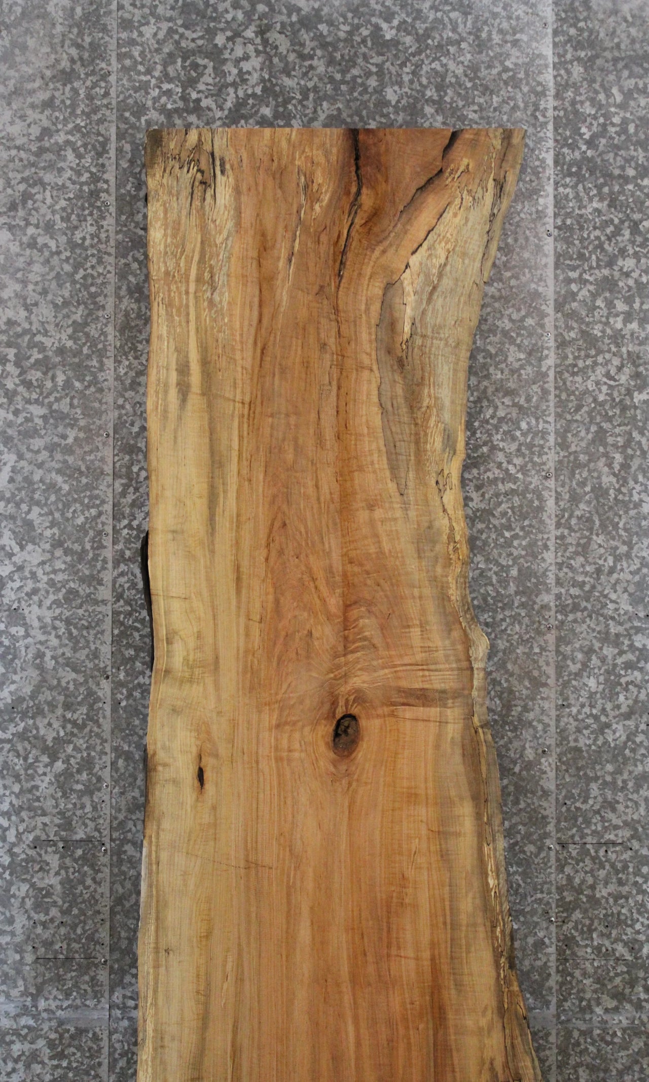 Spalted Maple Live Edge Slab Computer Desk, Bar Top 45008