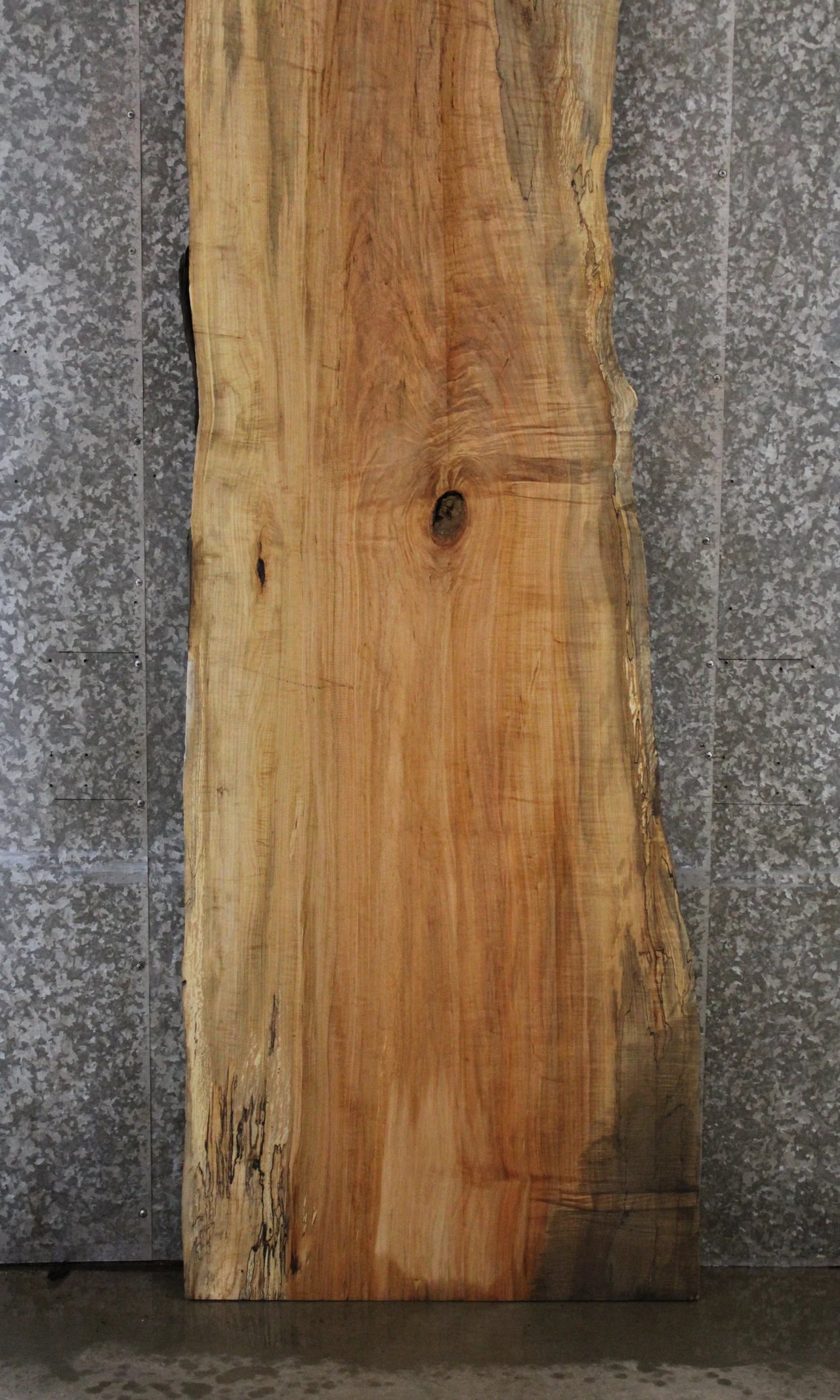 Spalted Maple Live Edge Slab Computer Desk, Bar Top 45008