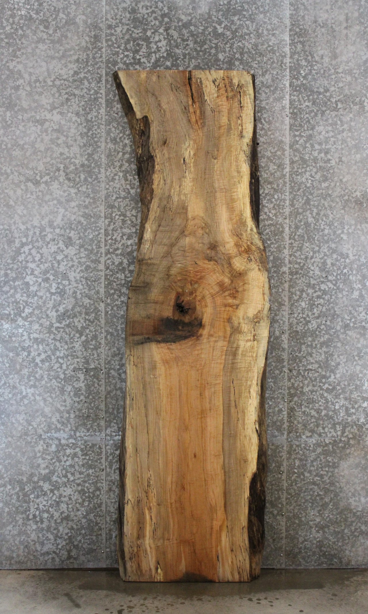Spalted Maple Live Edge Wood Slab, Computer Desk, Bar Top 45009