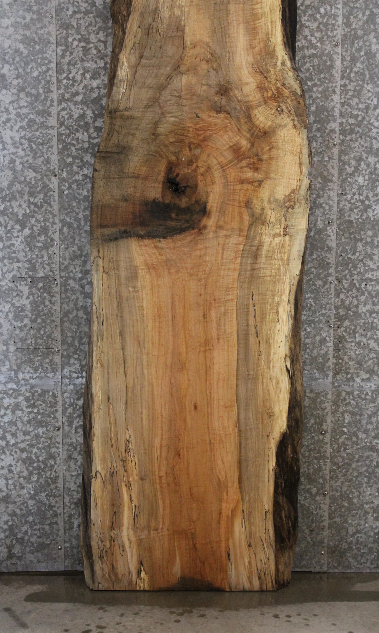 Spalted Maple Live Edge Wood Slab, Computer Desk, Bar Top 45009