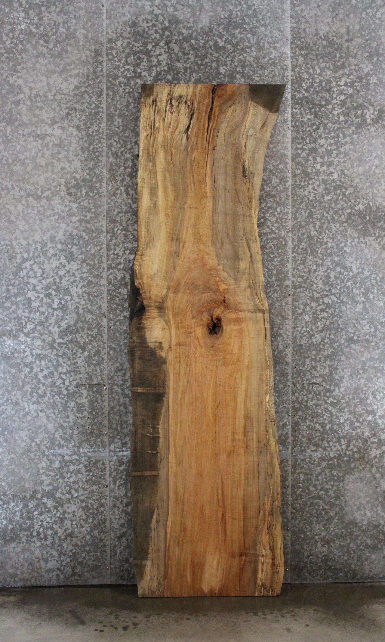 Spalted Maple Live Edge Wood Slab, Computer Desk, Bar Top 45009