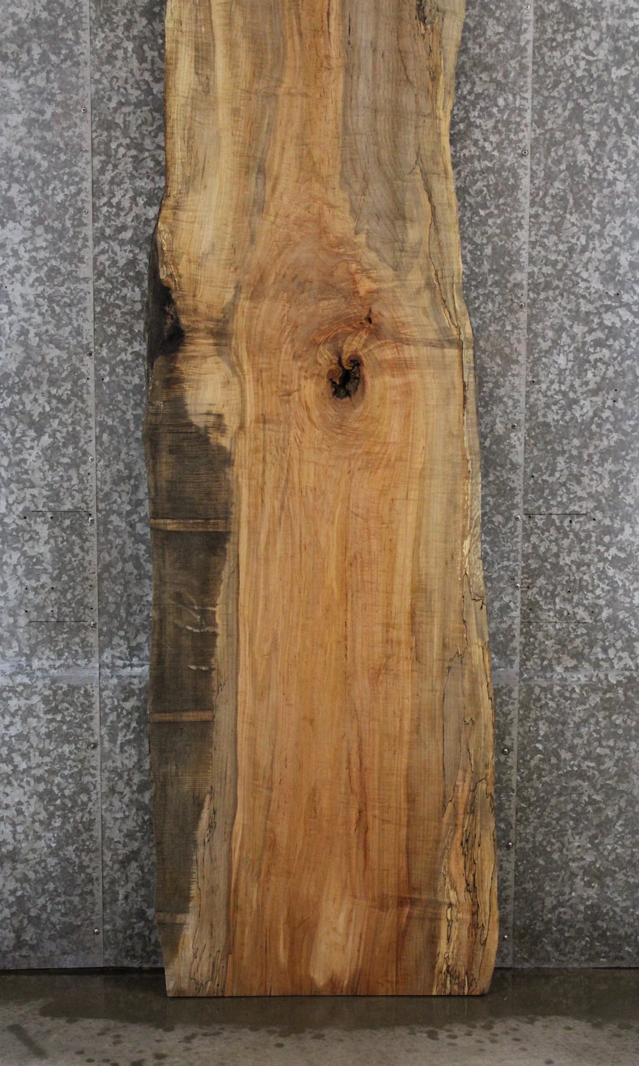 Spalted Maple Live Edge Wood Slab, Computer Desk, Bar Top 45009