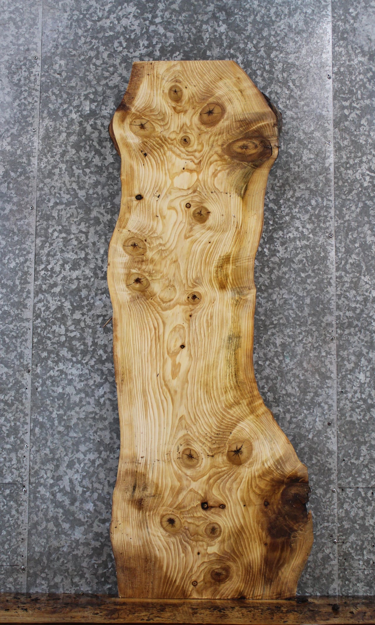 Live Edge Knotty Pine Console Table/Side Table Top 4500