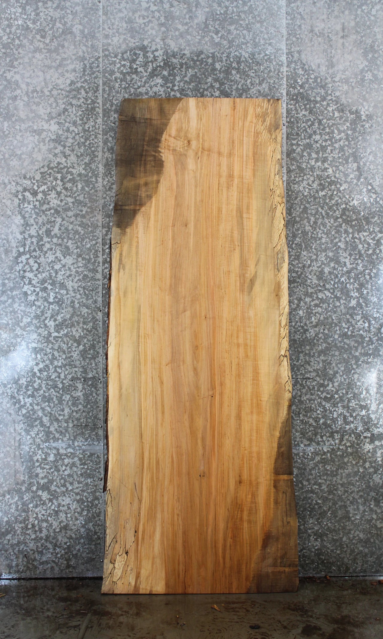 Spalted Maple Live Edge Bar Top/Dining Table/Desk Slab 45017