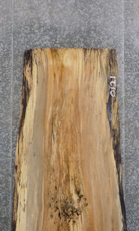Thumbnail for Natural Edge Reclaimed Spalted Maple Bar/Table Top Wood Slab 45033