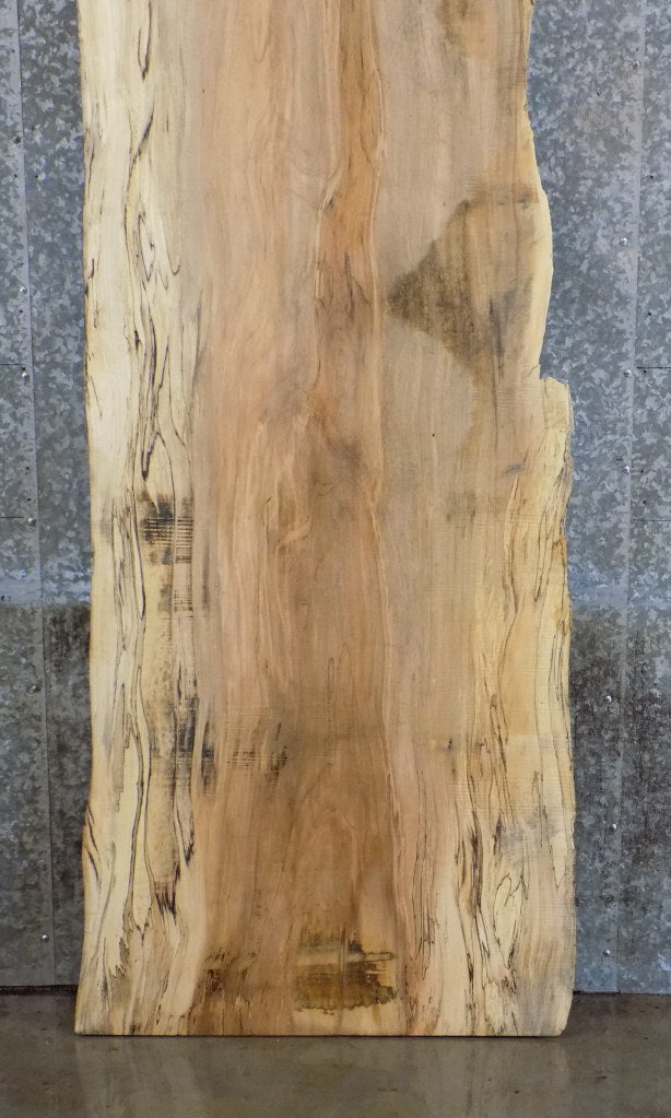 Live Edge Spalted Maple Salvaged Kitchen Table/Desk Top Slab 45041