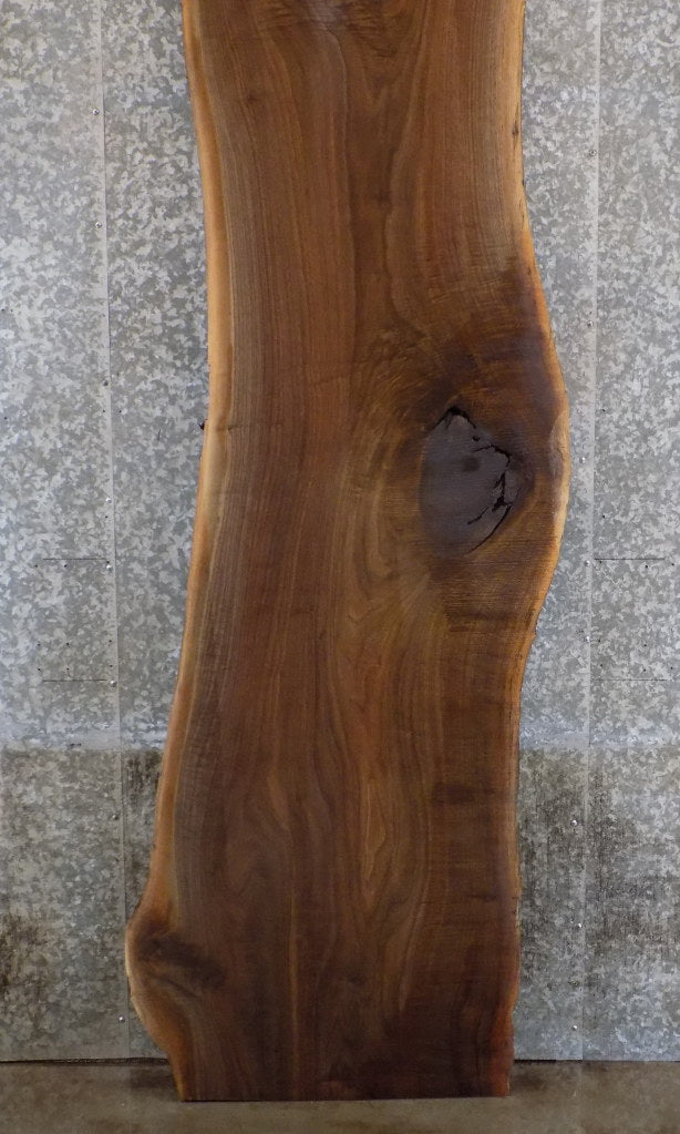 Salvaged Black Walnut Live Edge Bar/Table Top Wood Slab 45058