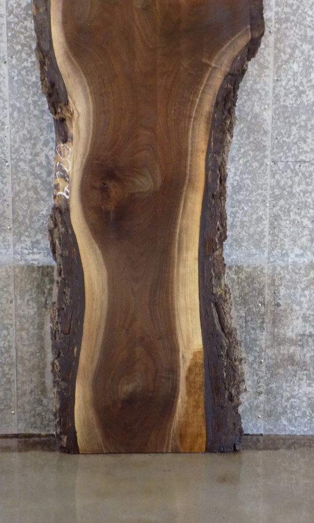 Rustic Live Edge Black Walnut Bar/Table/Desk Top Slab CLOSEOUT 45106