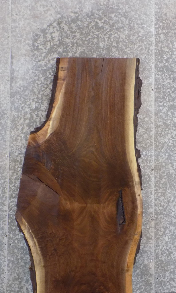 Rustic Live Edge Black Walnut Bar/Table/Desk Top Slab CLOSEOUT 45106
