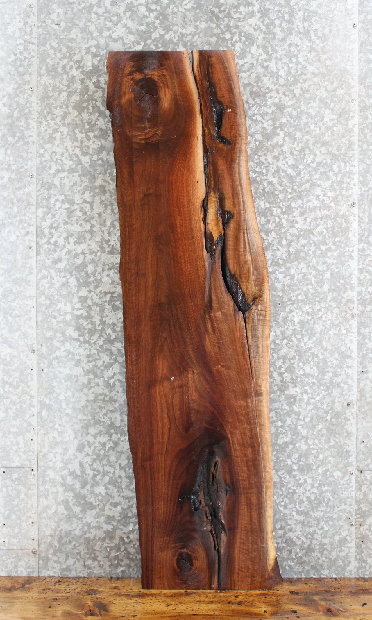 Live Edge Black Walnut Side/Console Table Top Slab 4538