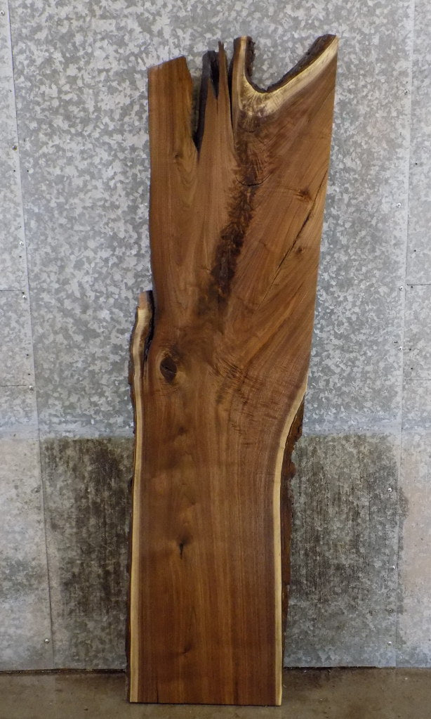 Partial Live Edge Rustic Black Walnut Coffee Table Top Slab 4564