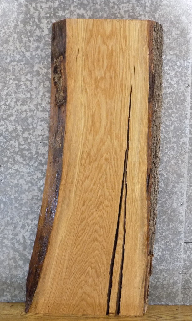 Natural Edge Rustic Red Oak Coffee/Sofa Table Top Slab 4577