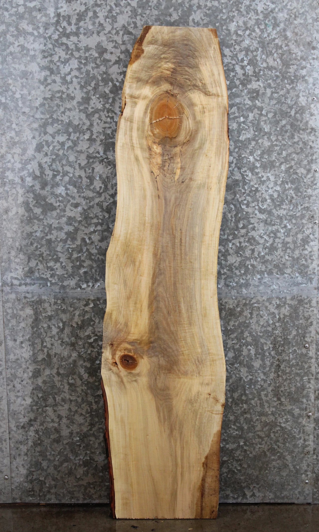 Maple Live Edge Side Table Top/Mantel Slab 4585