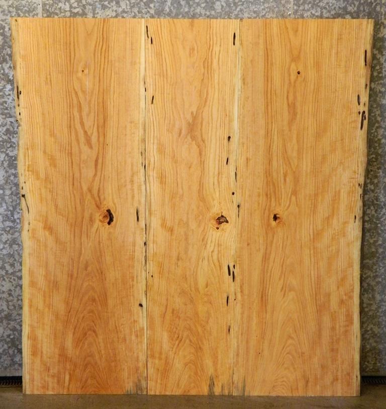 3- Live Edge Locust Bookmatched Kitchen Table Top Slabs CLOSEOUT 4588-4590