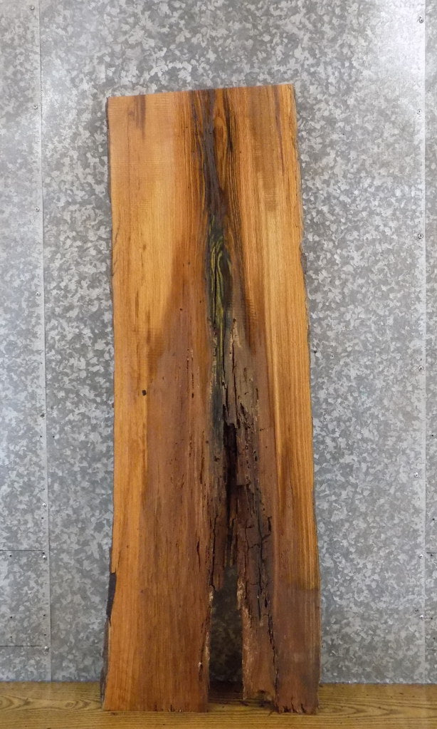 Natural Edge Reclaimed Red Oak Sofa/Side Table Top Slab 4603