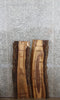 Thumbnail for 2- Black Walnut Natural Edge Side Table Top/Wall Shelves 4732-4733