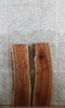 Thumbnail for 2- Black Walnut Natural Edge Side Table Top/Wall Shelves 4732-4733