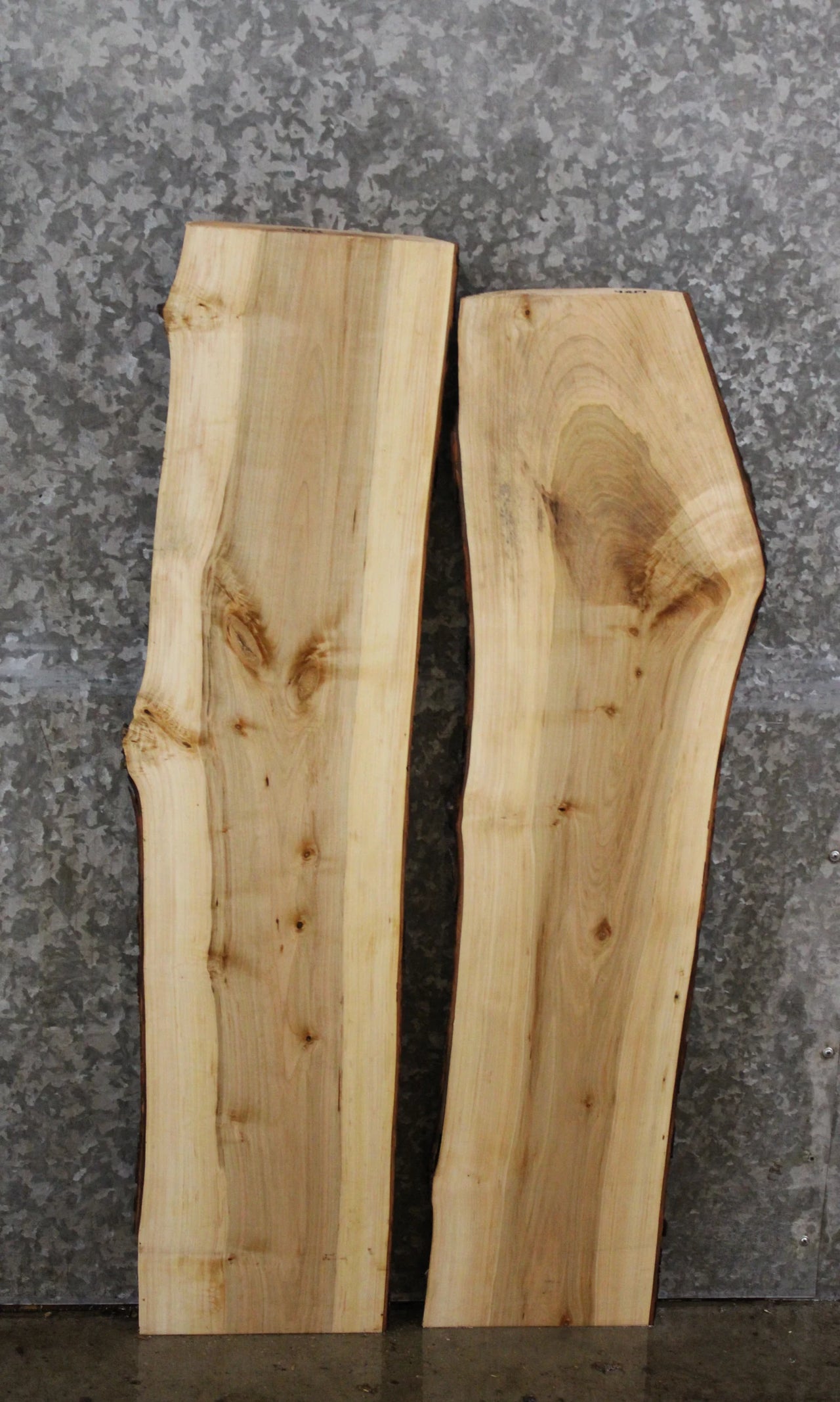 2- Maple Live Edge Side Table Tops/End Table Tops 4818-4819