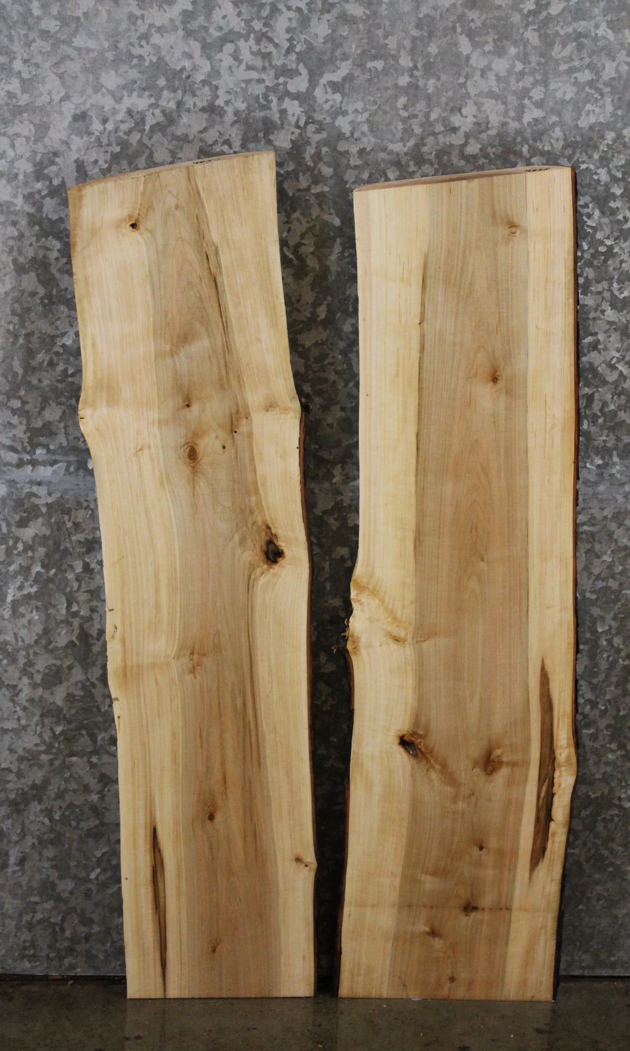 2- Maple Live Edge Side Table Tops/End Table Tops 4837-4838