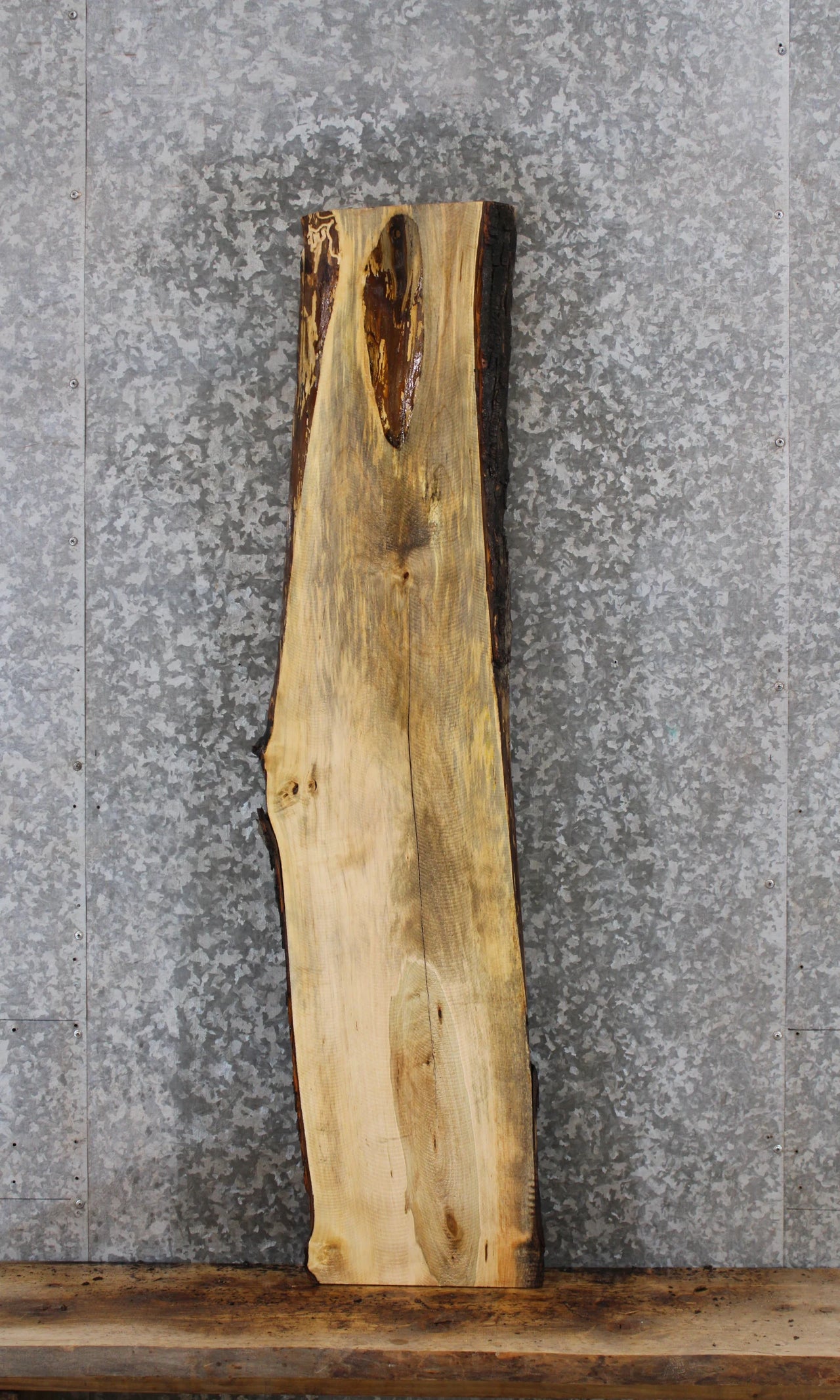 Rustic Live Edge Maple Coffee Table Top 485
