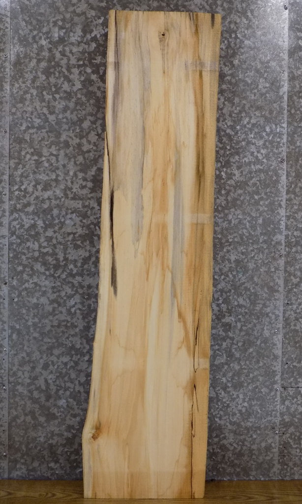 Maple Natural Edge Reclaimed Sofa/Side Table Top Wood Slab 4
