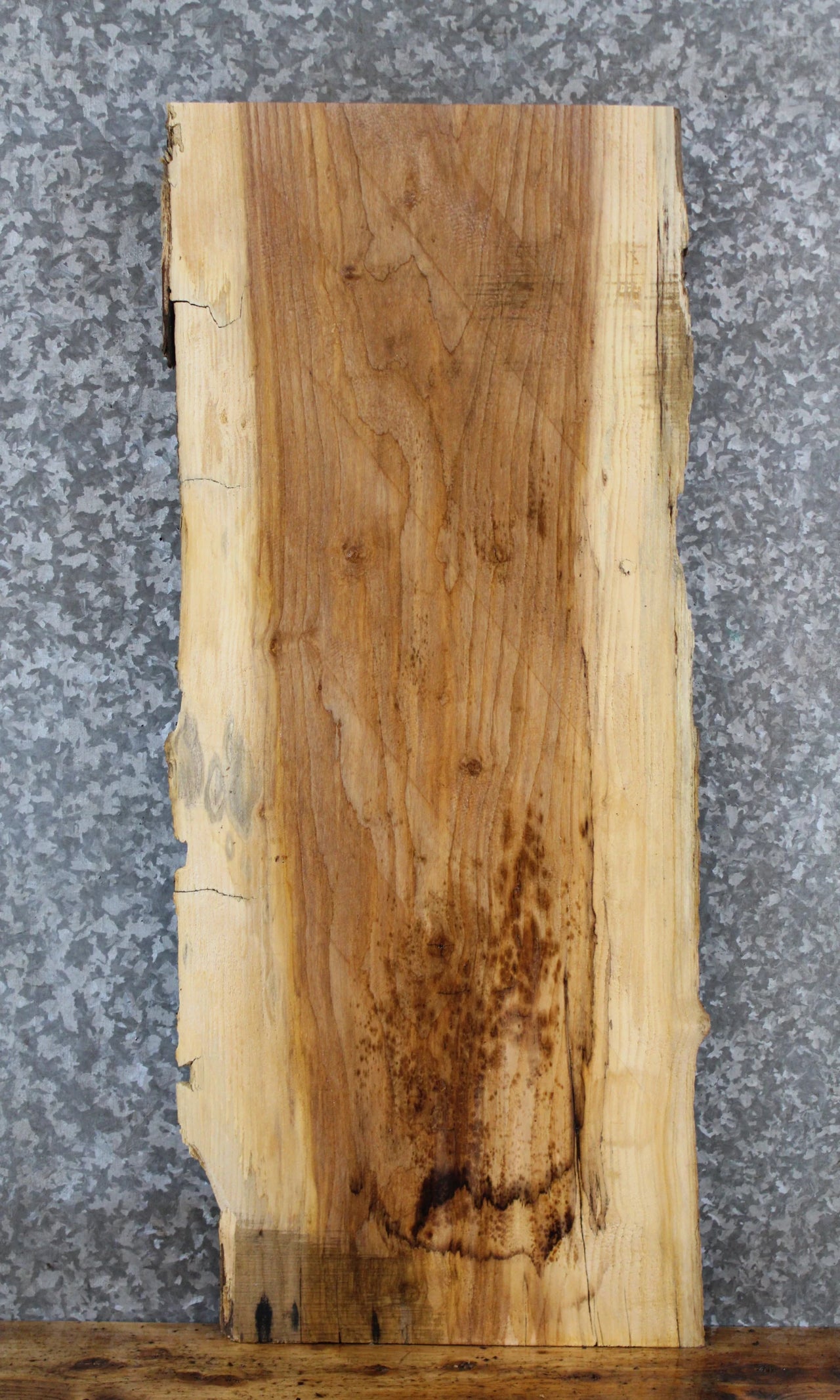 Live Edge Spalted Maple End/Side Table Top Slab 501