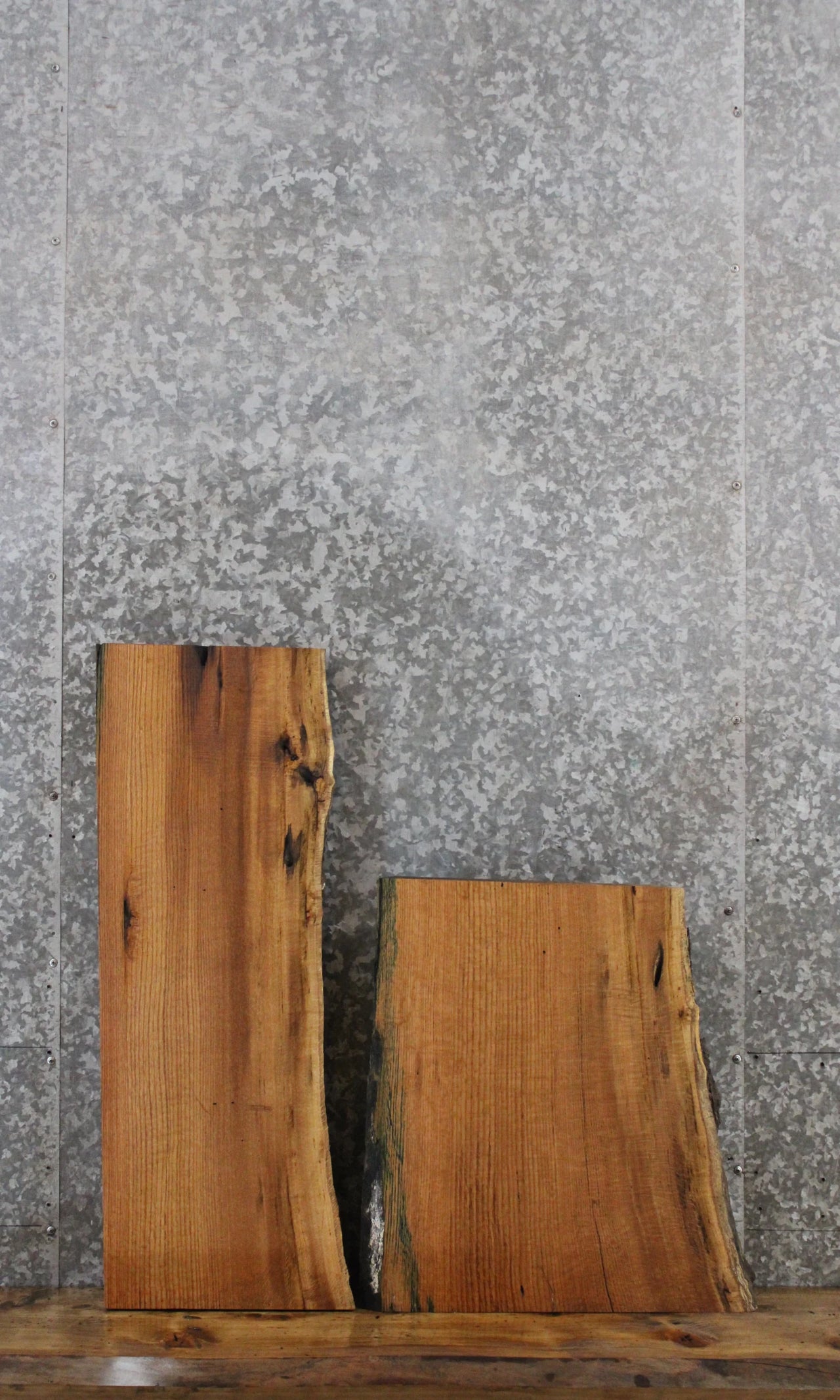 2- Red Oak Charcuterie/Shelf Slabs 5045,5048