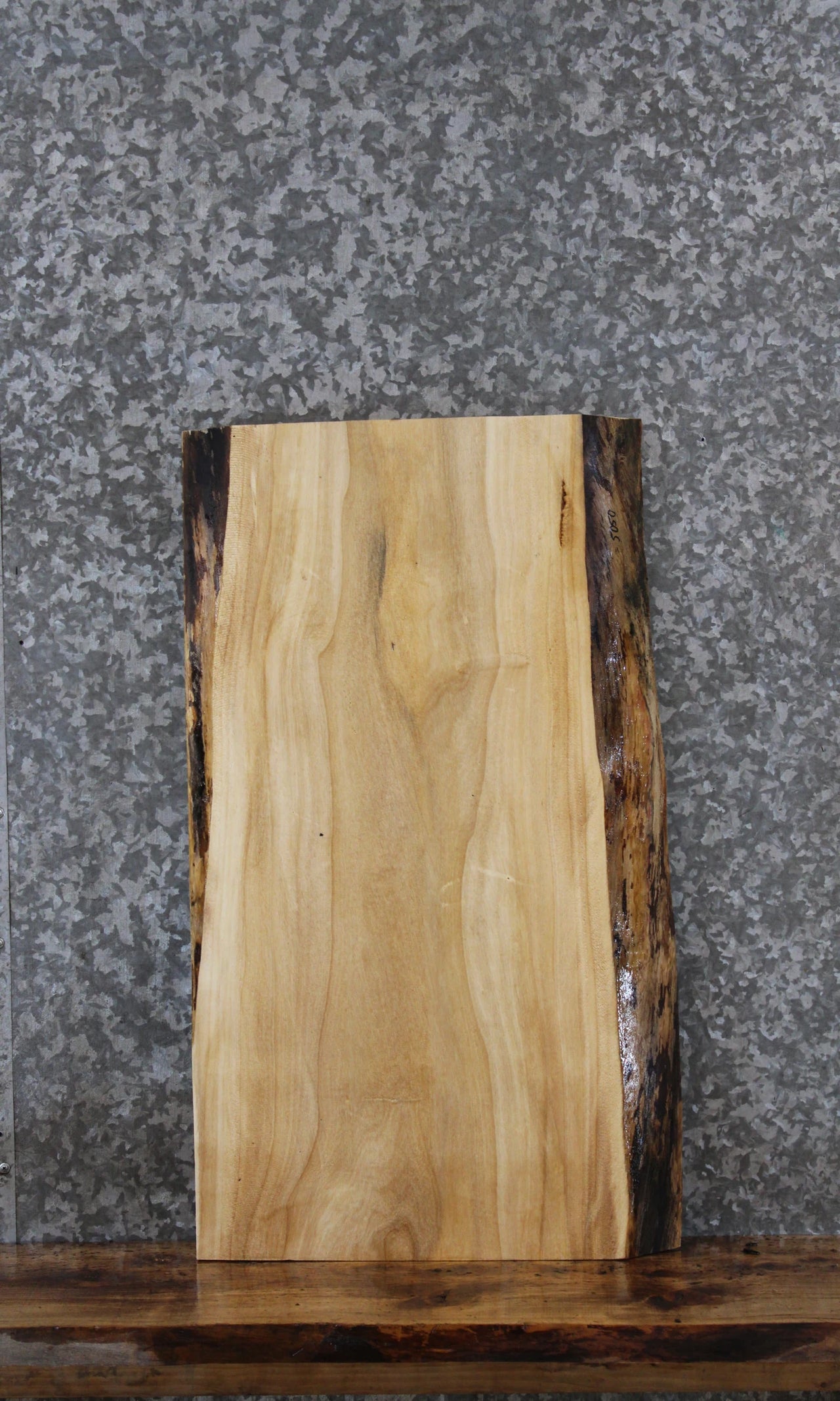 Rustic Live Edge Maple Charcuterie Board Slab 5050