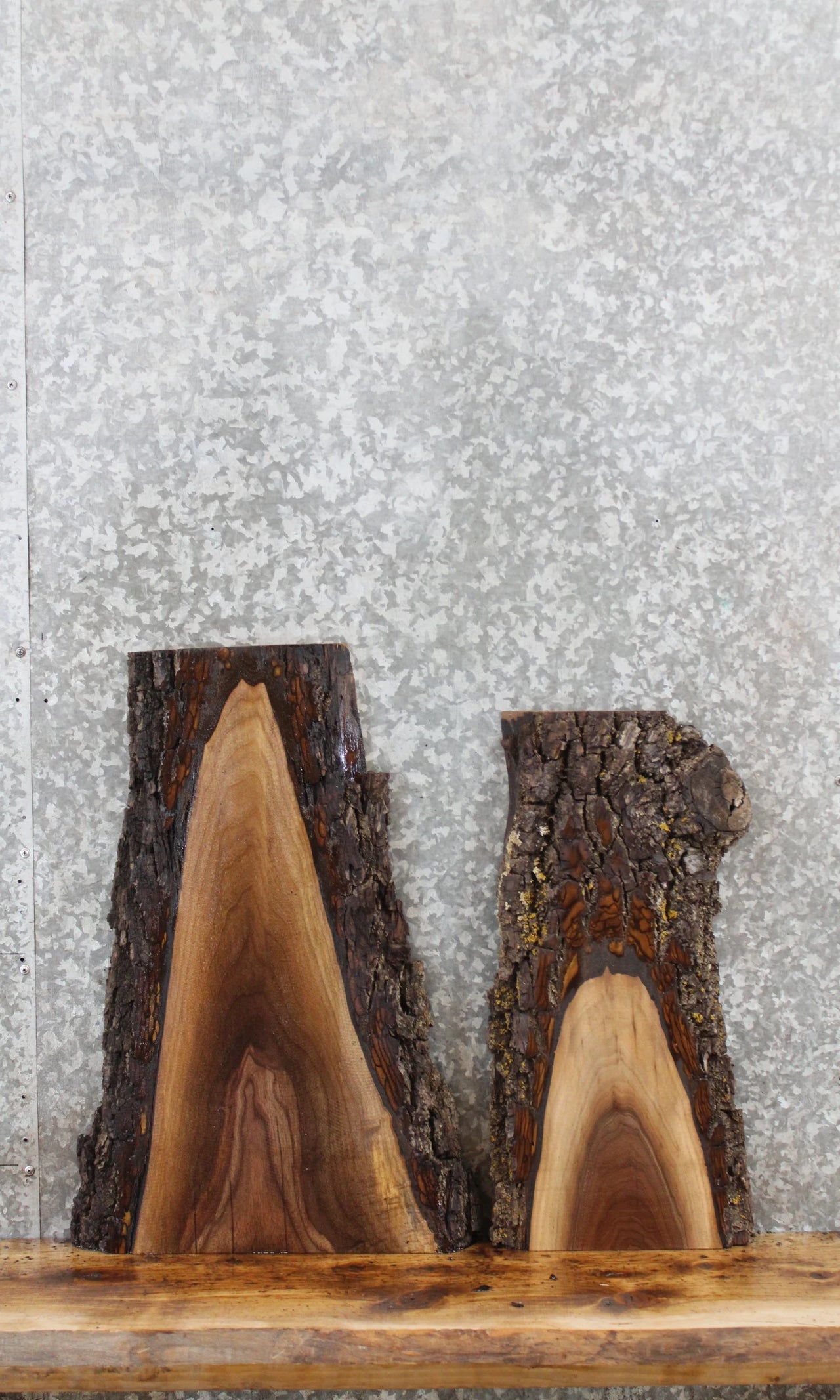 2- Live Edge Black Walnut Charcuterie Boards CLOSEOUT 5059-5060