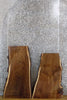Thumbnail for 2- Black Walnut Live Edge Bark Entry Table Top Slabs CLOSEOUT 5063-5064