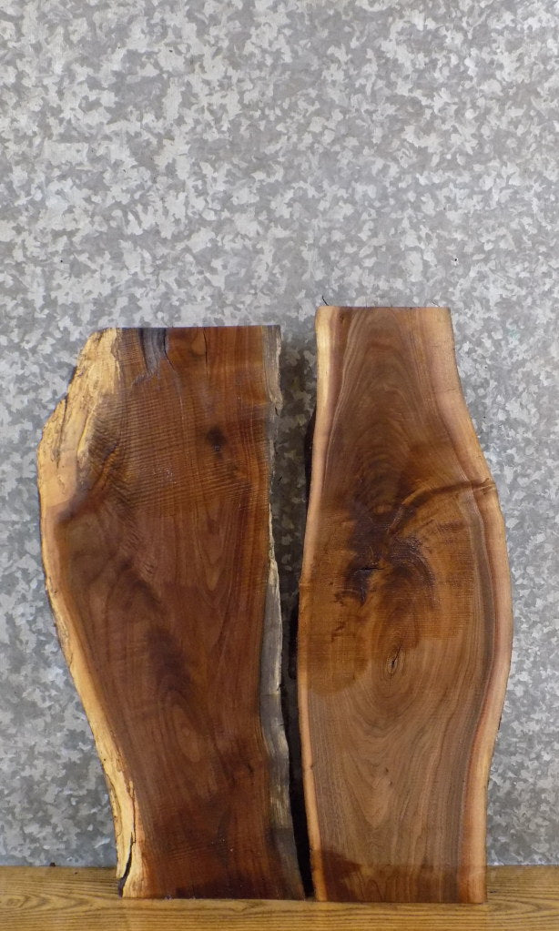 2- Live Edge Black Walnut DIY Charcuterie Boards/Slabs CLOSEOUT 5068-5069