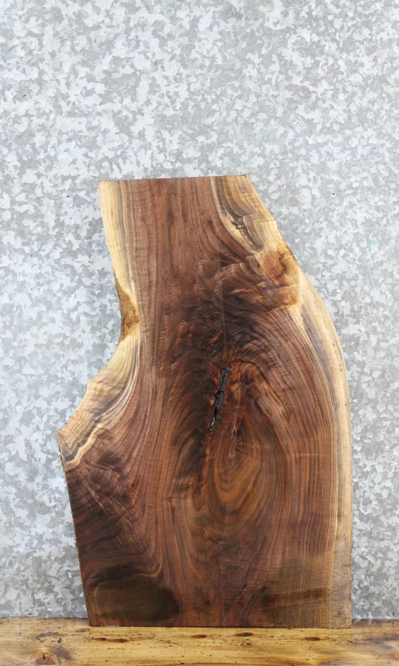 Live Edge Black Walnut Side/End Table Top 5073