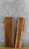 Thumbnail for 2- Natural Edge Bookmatched Black Walnut End Table Top Slabs 5080-5081