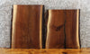 Thumbnail for 2- Rustic Black Walnut Live Edge Charcuterie End Table Tops. 5097-5098